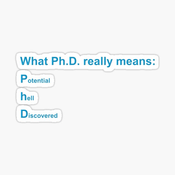 Item preview, What PhD means (design 11) designed and sold by Medieval-Irish.