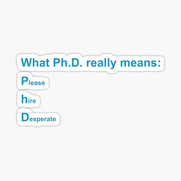 Item preview, What PhD means (design 15) designed and sold by Medieval-Irish.