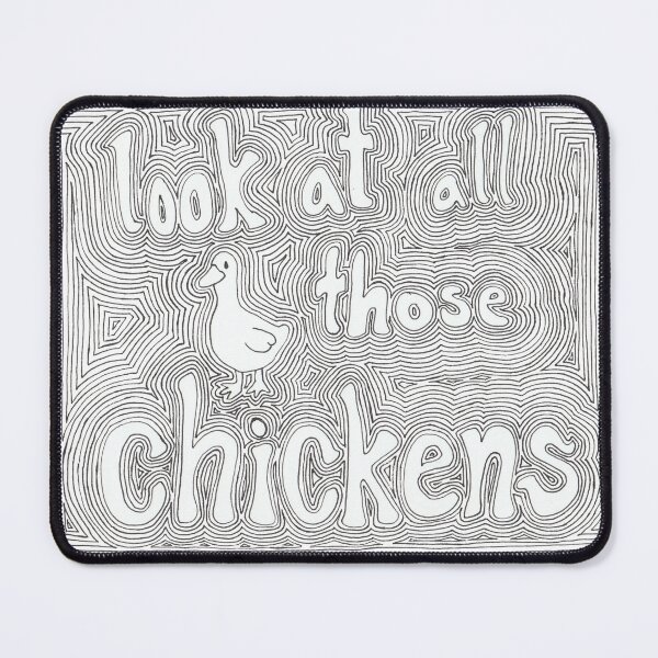 Item preview, Vine: Look at all those chickens Black and White designed and sold by Rachel Grace Sews.