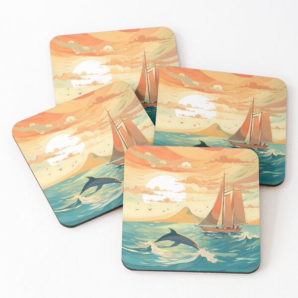 Item preview, Dolphin's Nautical Dance designed and sold by DrawnThreads.
