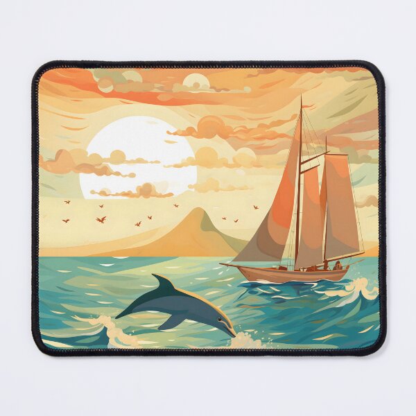 Item preview, Dolphin's Nautical Dance designed and sold by DrawnThreads.