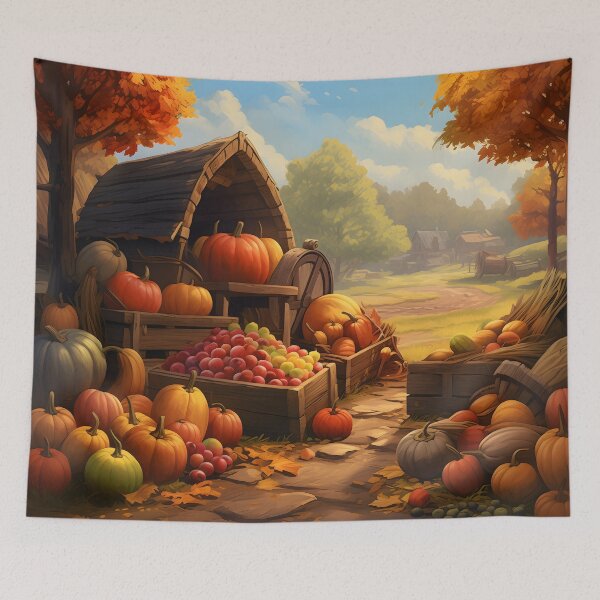 Item preview, Autumns Blessings designed and sold by DrawnThreads.