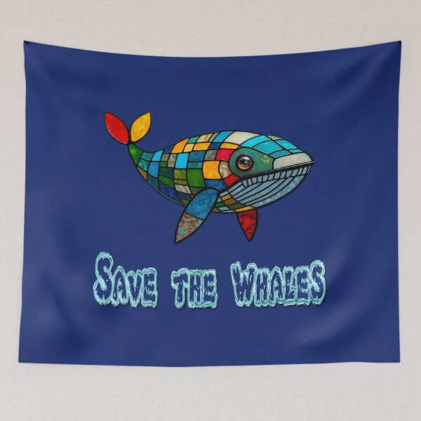 Item preview, Save the Whales - Design designed and sold by AD-Digital-Art.