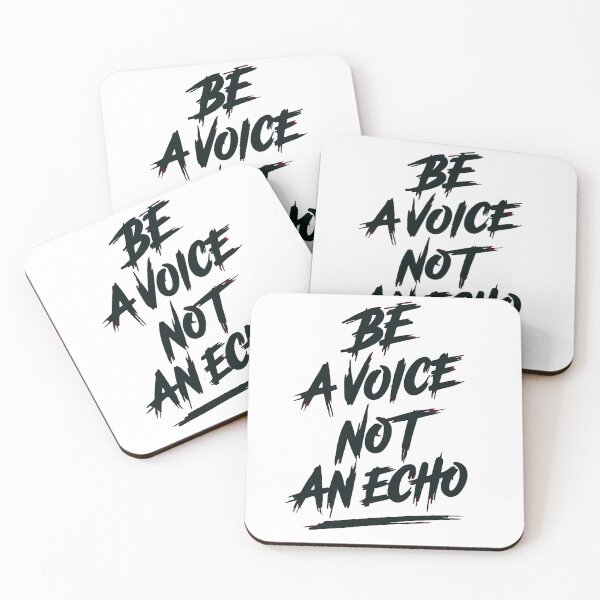 Item preview, Be a Voice Not and Echo designed and sold by PrintandJoy.