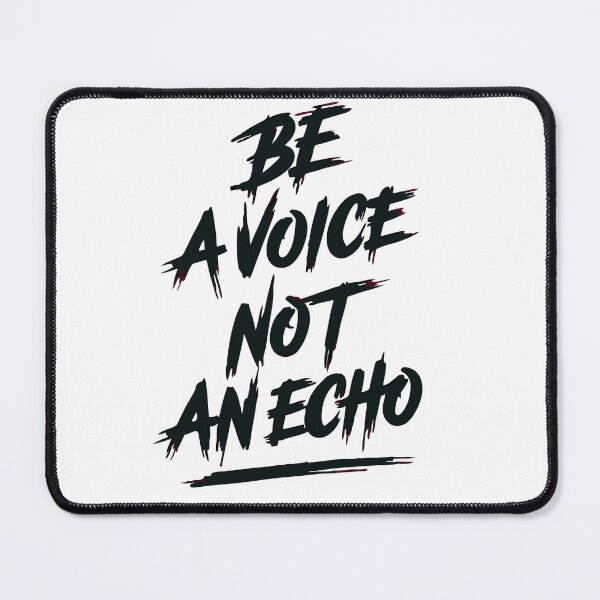 Item preview, Be a Voice Not and Echo designed and sold by PrintandJoy.