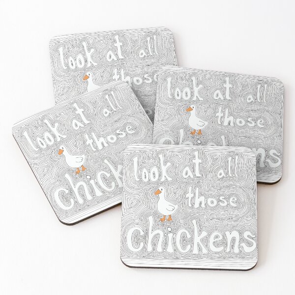 Item preview, Vine: Look at all those chickens color designed and sold by Rachel Grace Sews.