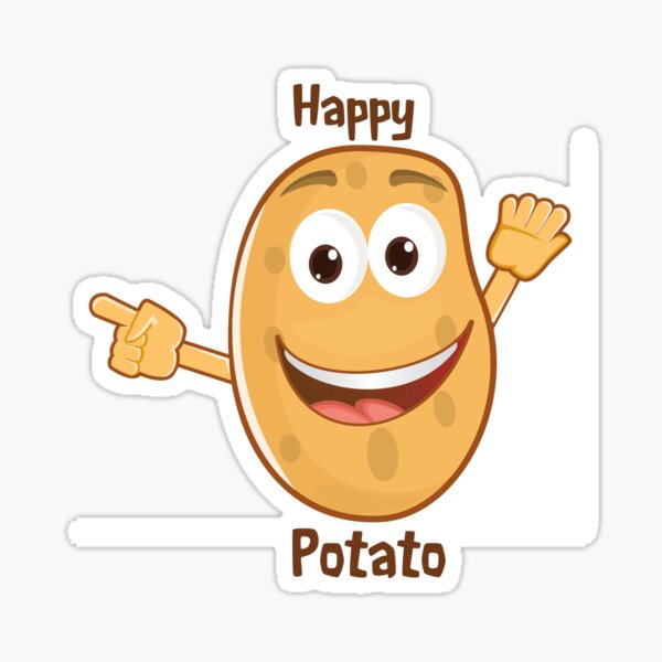 Happy Potato Sticker