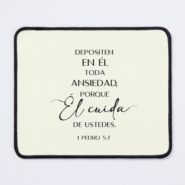 Item preview, 1 Pedro 5:7, Spanish Bible Verse designed and sold by Aryam Quotes.