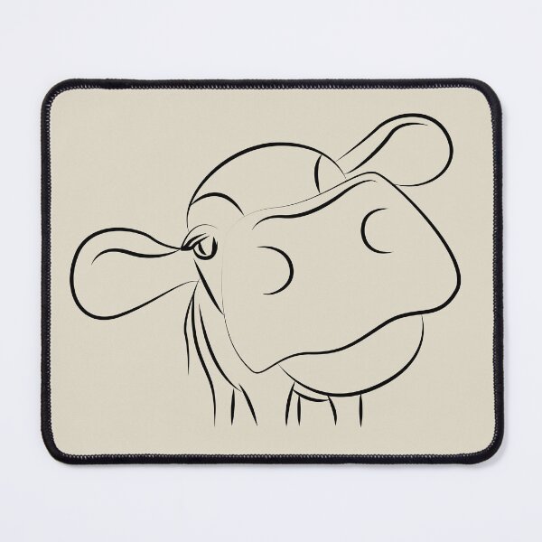 Item preview, Cow outline designed and sold by TrulyRuby.