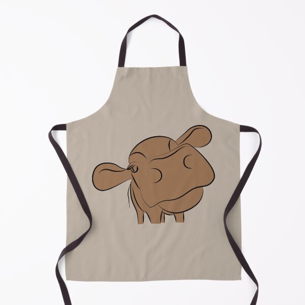 Item preview, Brown cow outline designed and sold by TrulyRuby.