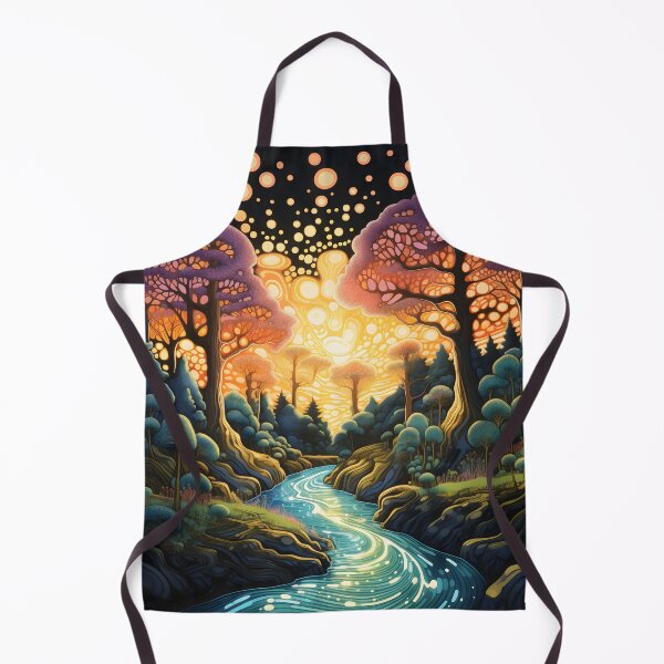 Item preview, Radiant Arboretum: Whimsy Unveiled in Glowing Canopies designed and sold by DrawnThreads.