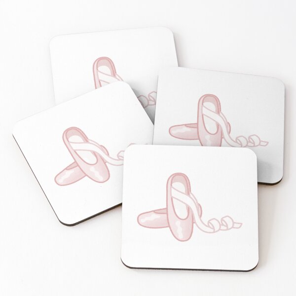 Item preview, Pink Ballerina Shoes with Ribbon – Cute Ballet Slippers Dance Design designed and sold by Blueprint&co.