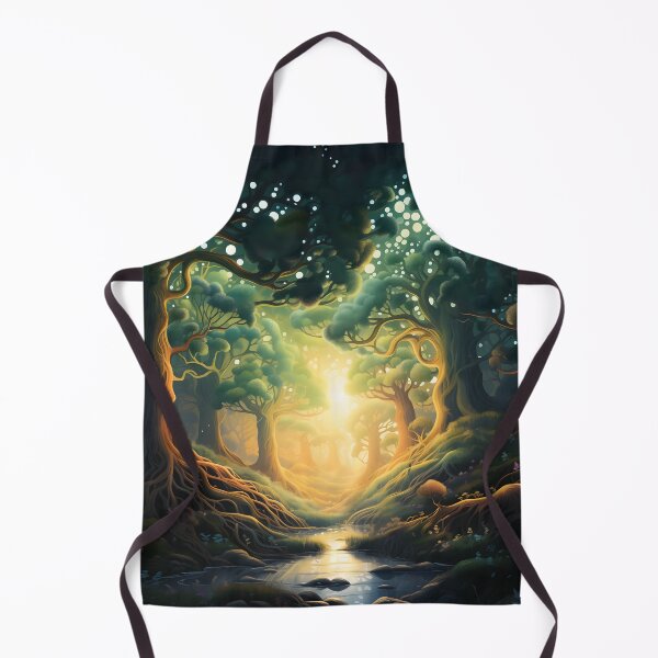 Item preview, Mystic Grove: Towering Trees in Luminous Reverie designed and sold by DrawnThreads.