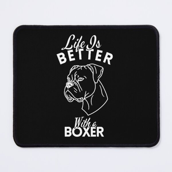 Item preview, Life Is Better With a Boxer – Minimalist Playful Guardian Dog Design designed and sold by GoodyPaws.