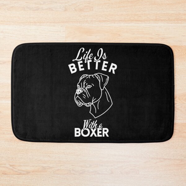 Item preview, Life Is Better With a Boxer – Minimalist Playful Guardian Dog Design designed and sold by GoodyPaws.