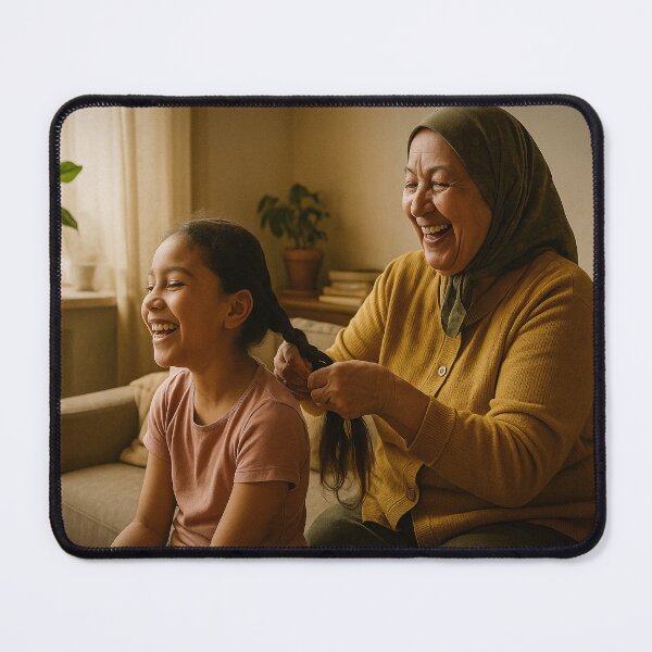 Item preview, Grandmother braiding girl’s hair designed and sold by soulofalion.