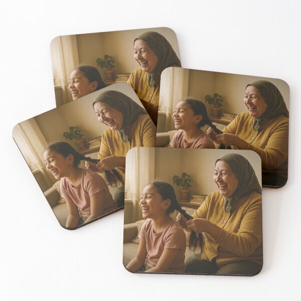 Item preview, Grandmother braiding girl’s hair designed and sold by soulofalion.