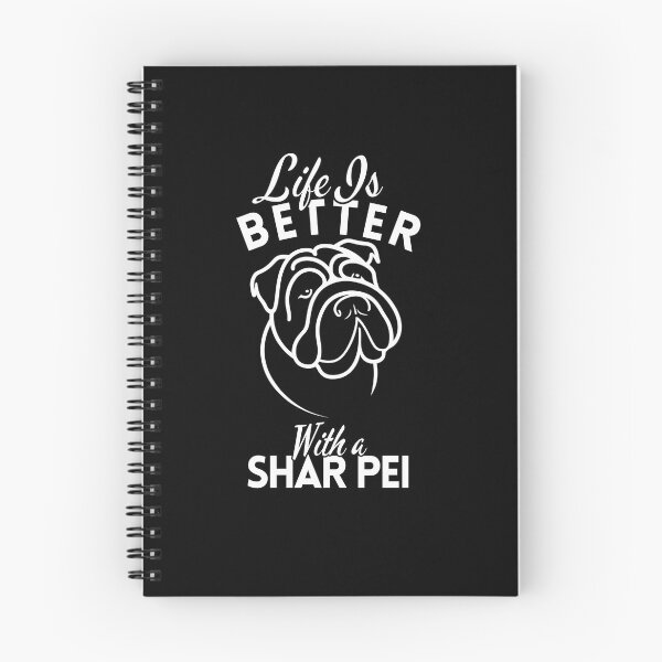 Item preview, Life Is Better With a Shar Pei – Minimalist Wrinkled Companion Dog Design designed and sold by GoodyPaws.