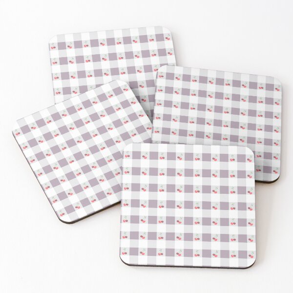 Item preview, Sweet Cherries Checkerboard designed and sold by Mitten-MadeShop.