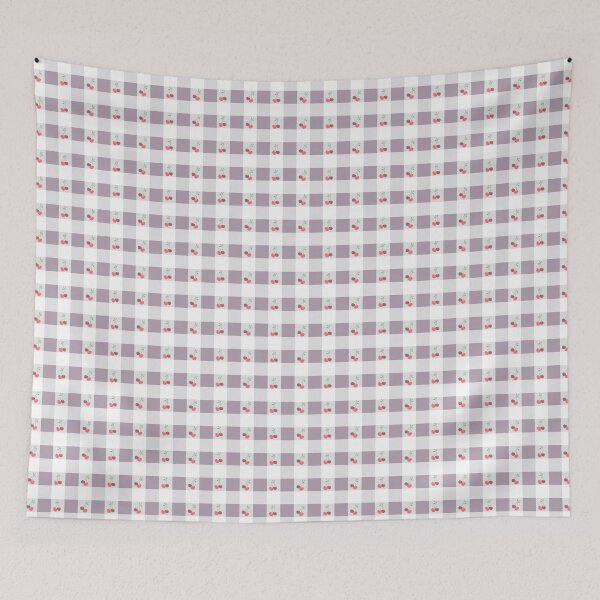 Item preview, Sweet Cherries Checkerboard designed and sold by Mitten-MadeShop.