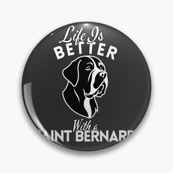 Item preview, Life Is Better With a Saint Bernard – Minimalist Gentle Giant Dog Design designed and sold by GoodyPaws.