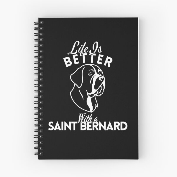 Item preview, Life Is Better With a Saint Bernard – Minimalist Gentle Giant Dog Design designed and sold by GoodyPaws.