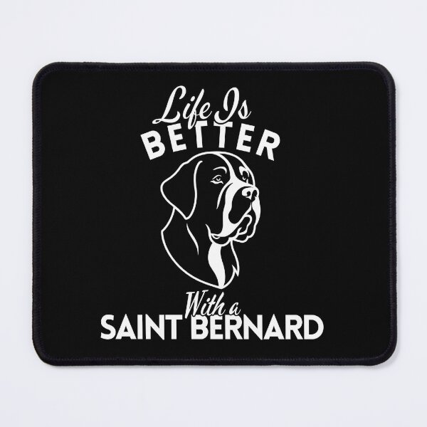 Item preview, Life Is Better With a Saint Bernard – Minimalist Gentle Giant Dog Design designed and sold by GoodyPaws.