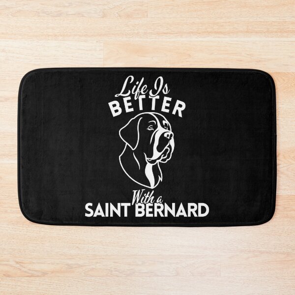 Item preview, Life Is Better With a Saint Bernard – Minimalist Gentle Giant Dog Design designed and sold by GoodyPaws.