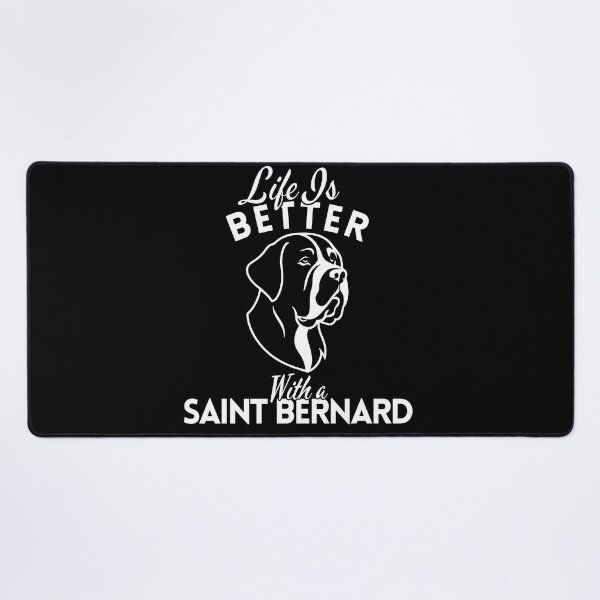 Item preview, Life Is Better With a Saint Bernard – Minimalist Gentle Giant Dog Design designed and sold by GoodyPaws.