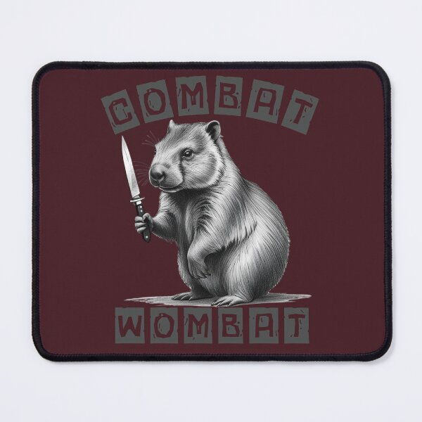Item preview, Combat Wombat High Definition Meme Shirt designed and sold by Uniquely Yours.
