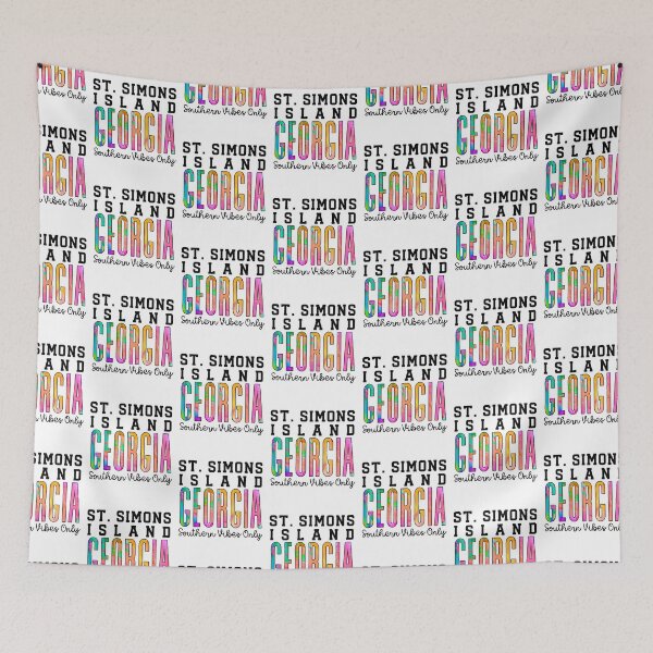 Item preview, St Simons Island Georgia (Southern Vibes) designed and sold by Whackadoodletee.