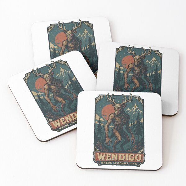 Item preview, Wendigo: Ancestral Spirit of the Frozen Forest designed and sold by MythicWild.