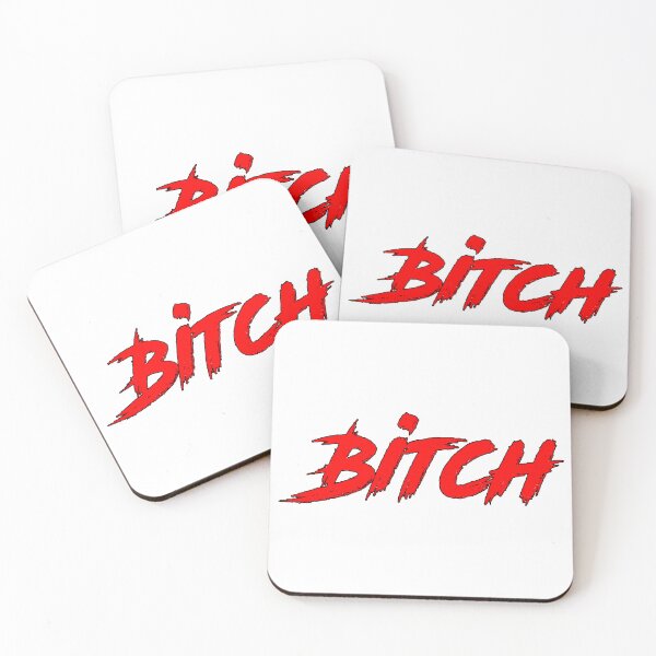 Item preview, Bitch – Bold Aggressive Text Sticker designed and sold by Jovie-Patch.