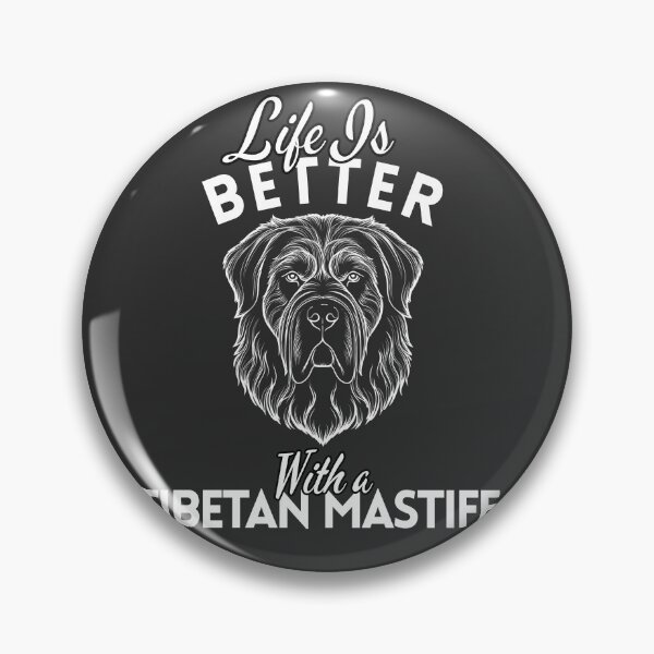 Item preview, Life Is Better With a Tibetan Mastiff – Minimalist Regal Mountain Guardian Design designed and sold by GoodyPaws.