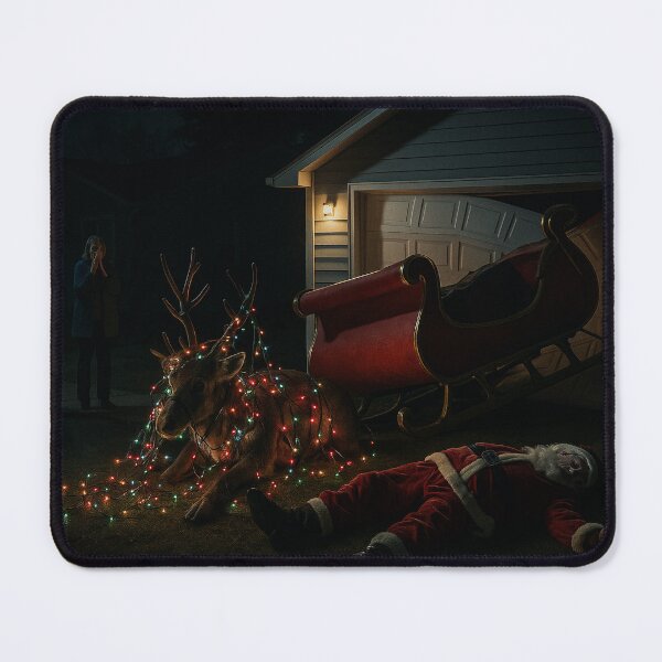 Item preview, Santa crashed in suburbia designed and sold by soulofalion.