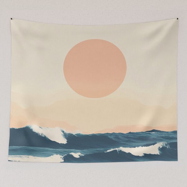 Aperçu de l'œuvre Soft sea and sun créée et vendue par Elite Print Studio.