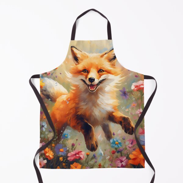 Item preview, Dance of Joy: Bouncing Meadow Fox designed and sold by DrawnThreads.