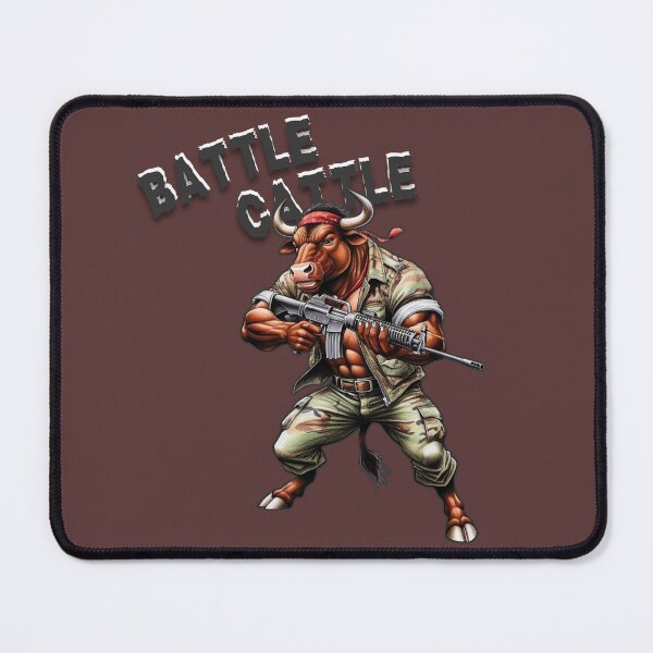 Item preview, Battle Cattle - Weapons Ready! designed and sold by Uniquely Yours.