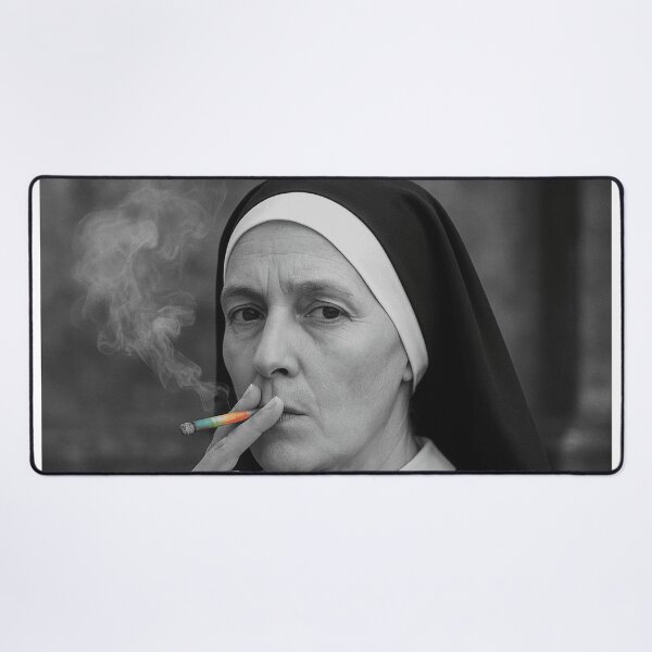 Item preview, Smoking Nun Pride designed and sold by Ashley Lustful.