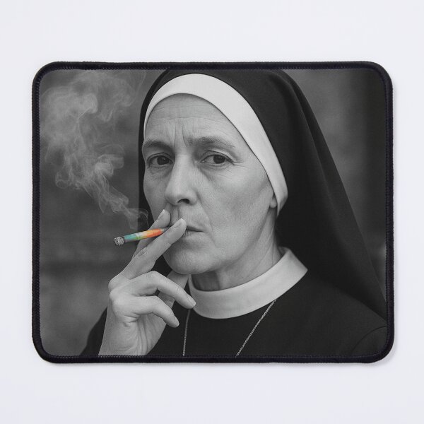 Item preview, Smoking Nun Pride designed and sold by Ashley Lustful.