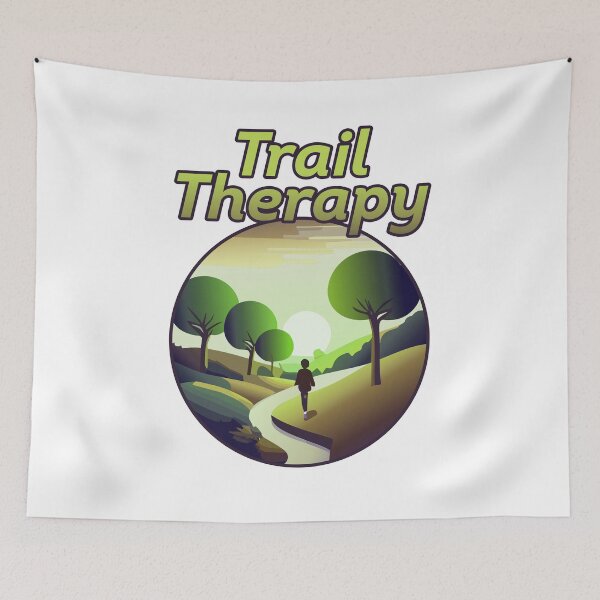 Item preview, Trail Therapy – Relaxing Nature Hike Design designed and sold by DrainedUwU.