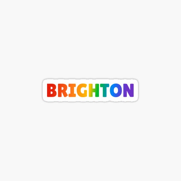 Item preview, Brighton rainbow LGBTQ gay pride designed and sold by Inspirationmotivation.