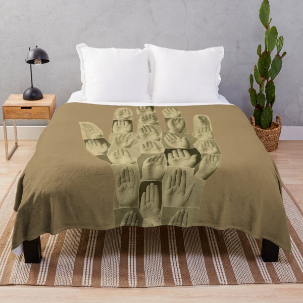Item preview, Surreal Hand Collage Art – Abstract Multi-Hand Design designed and sold by omerckaca.