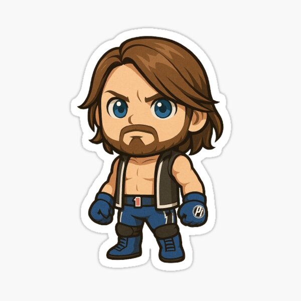 Item preview, AJ Styles Chibi - Phonomenal One! designed and sold by Justgee92.