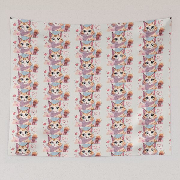 Item preview, ROMANTIC KAWAII WILD CAT designed and sold by gabrielvlmx.