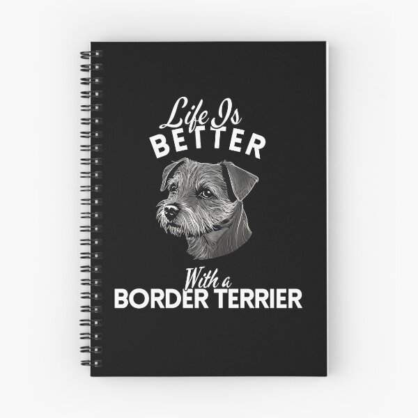 Item preview, Life Is Better With a Border Terrier – Minimalist Energetic Terrier Dog Design designed and sold by GoodyPaws.