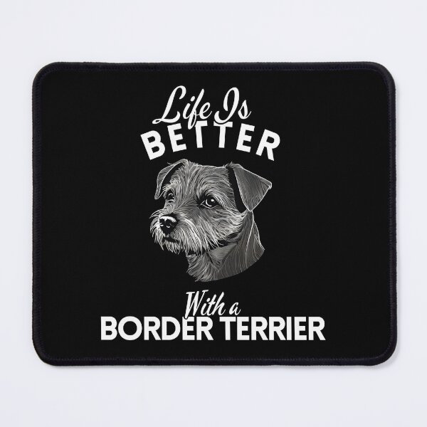 Item preview, Life Is Better With a Border Terrier – Minimalist Energetic Terrier Dog Design designed and sold by GoodyPaws.