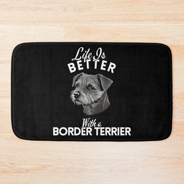Item preview, Life Is Better With a Border Terrier – Minimalist Energetic Terrier Dog Design designed and sold by GoodyPaws.