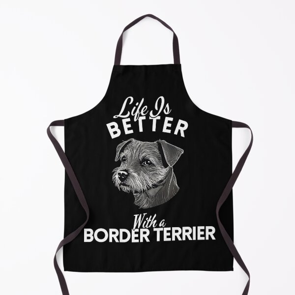 Item preview, Life Is Better With a Border Terrier – Minimalist Energetic Terrier Dog Design designed and sold by GoodyPaws.