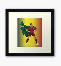 Superhero Ronaldo Framed Print